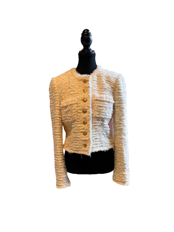 Blanc LOVE SHACK FANCY Blazer, 4