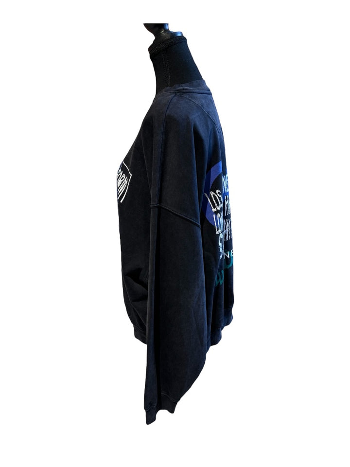 noir et bleu ANINE BING Sweatshirt, O/S