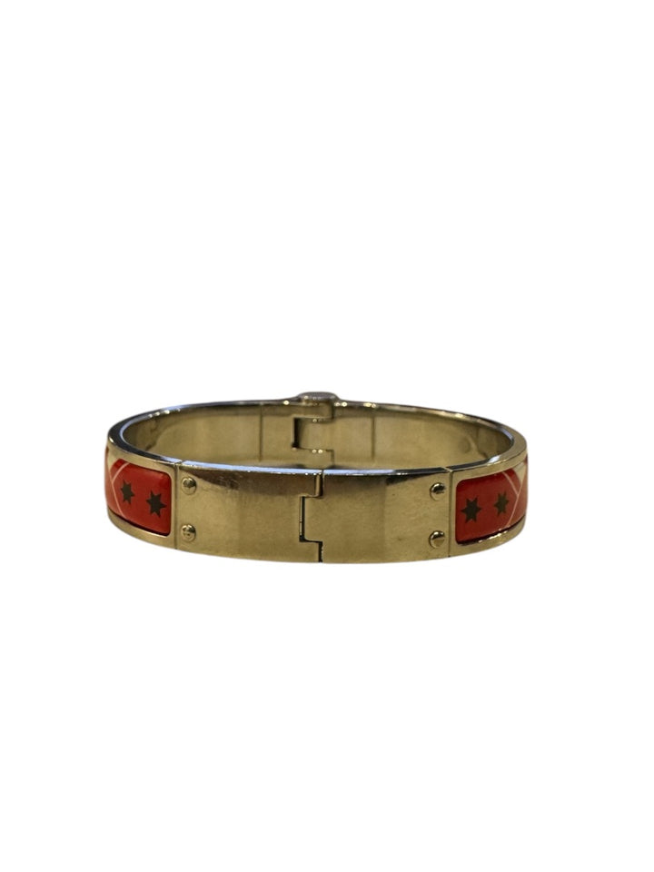 Rouge et Argent HERMES Bracelet