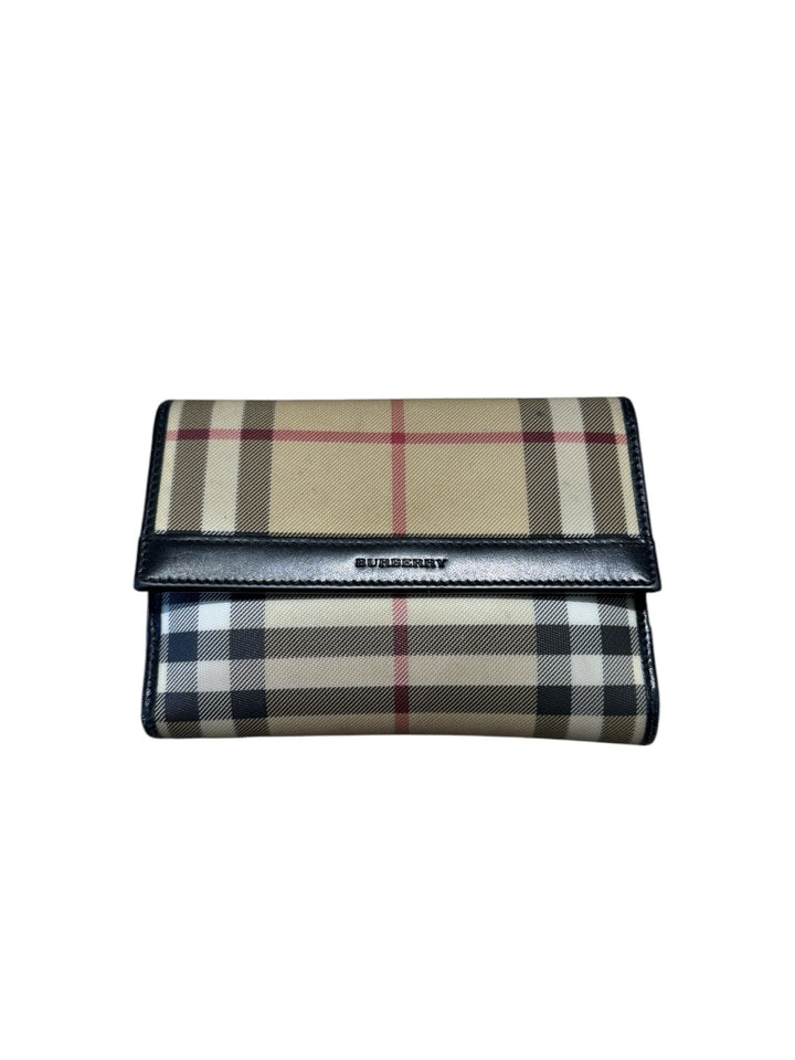 Noir et Beige BURBERRY portefeuilles, Petit