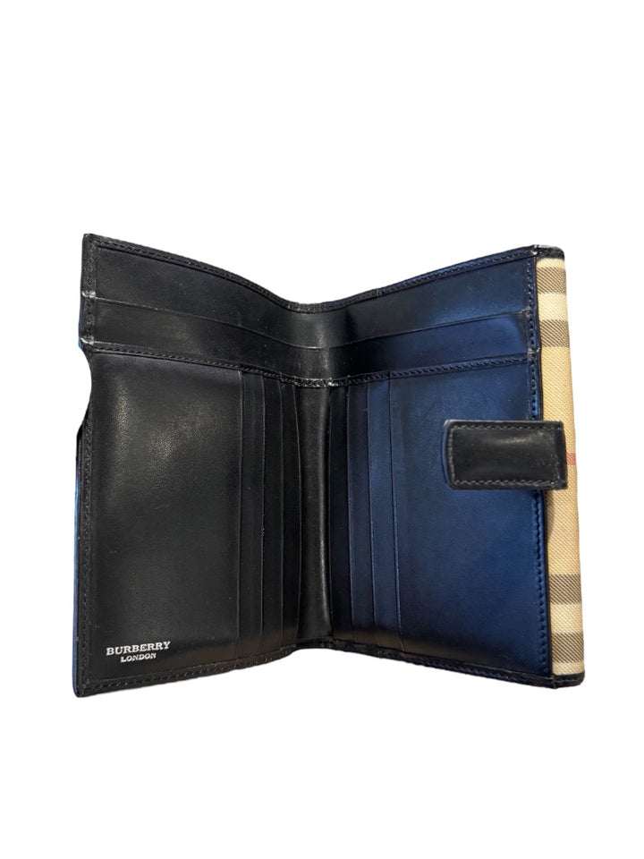 Noir et Beige BURBERRY portefeuilles, Petit