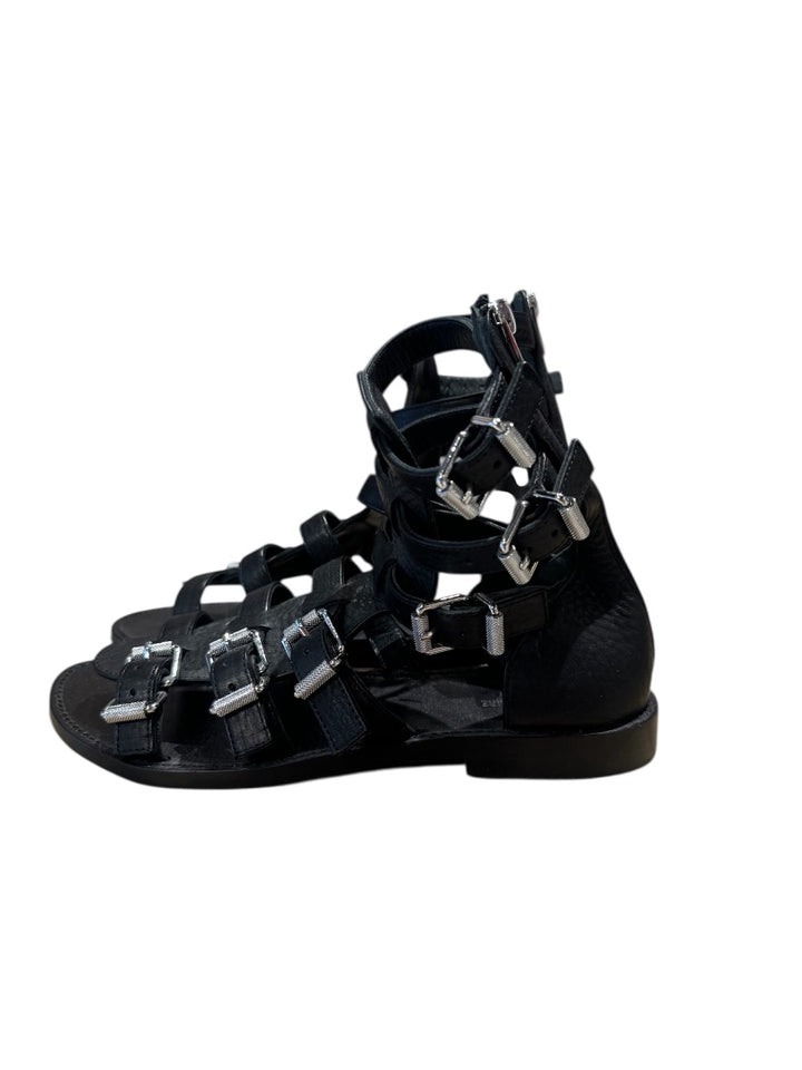 Noir et Argent ZADIG & VOLTAIRE sandals, 38