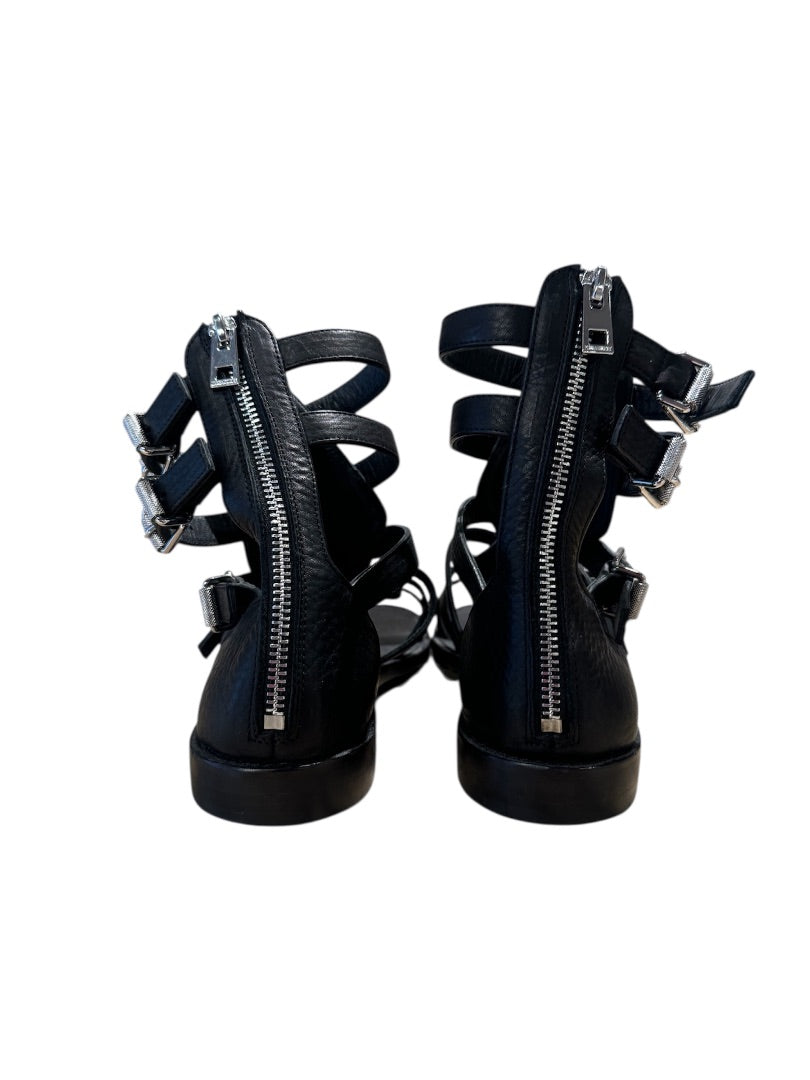 Noir et Argent ZADIG & VOLTAIRE sandals, 38