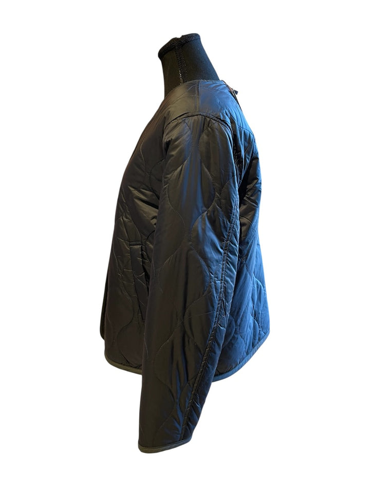 Bleu Marin et Blanc VELVET by Graham & Spencer Manteau, Tres Petit