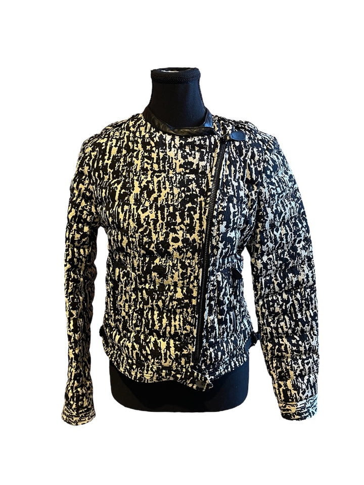 Noir et Blanc BURBERRY BRIT Manteau, Petit