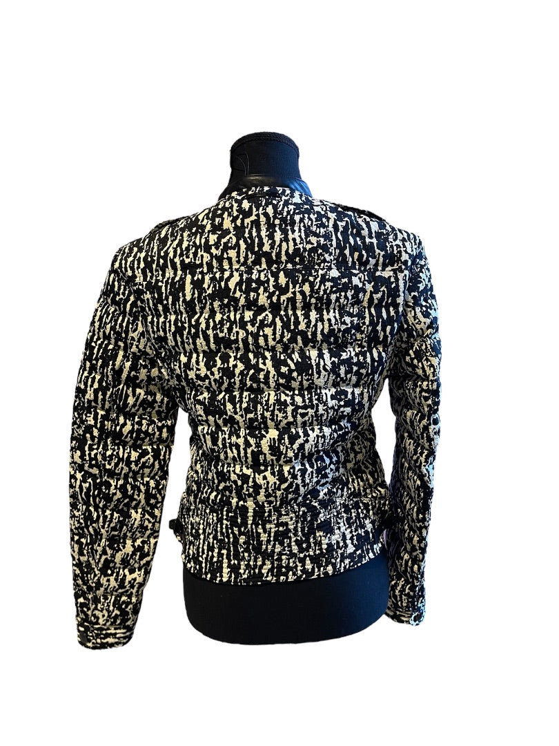 Noir et Blanc BURBERRY BRIT Manteau, Petit