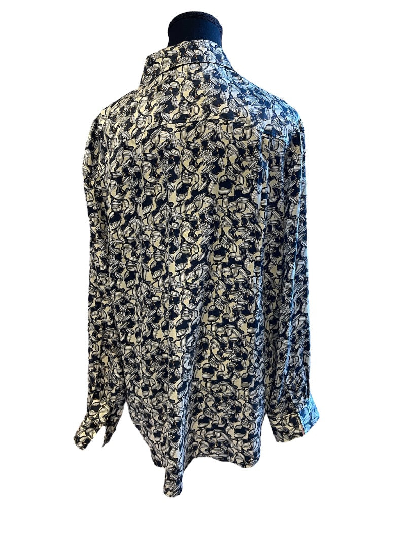 Noir et Blanc SILK LAUNDRY Blouses, Moyen