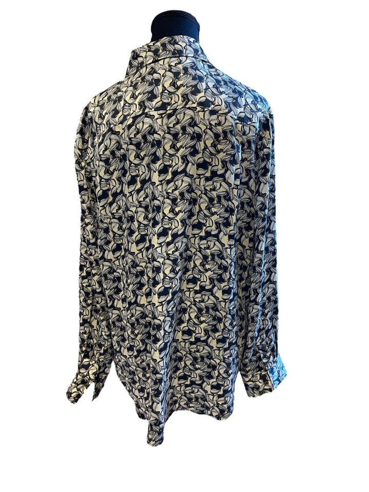 Noir et Blanc SILK LAUNDRY Blouses, Moyen
