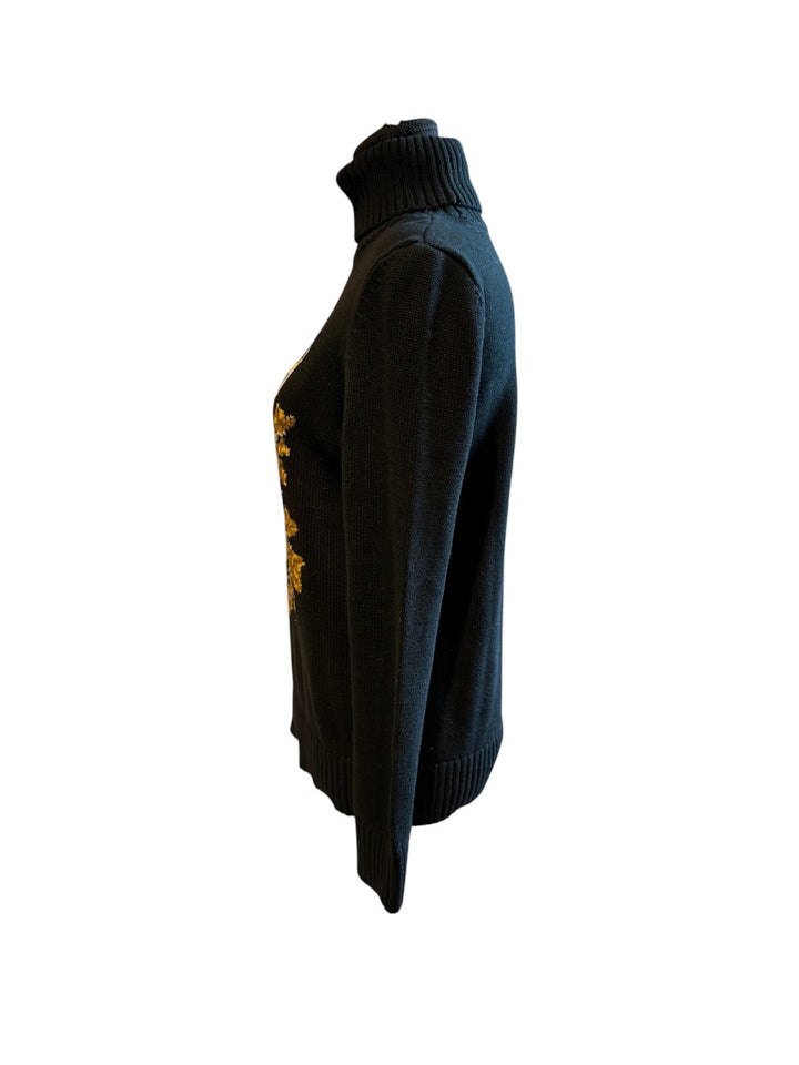 Noir et Or RALPH LAUREN Tricots, Moyen