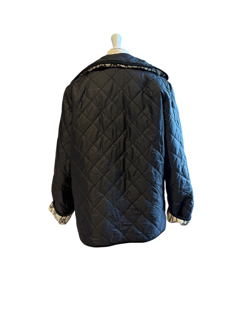 bleu marin et creme SALVATORE FERRAGAMO jackets, petit/moyen