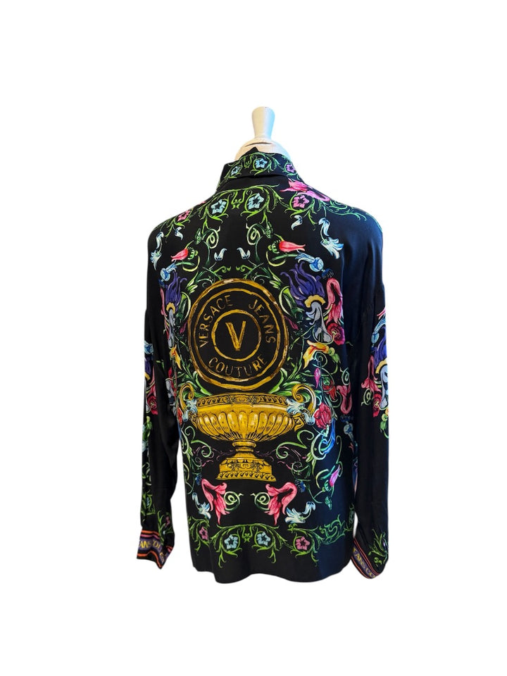 Noir et Multi VERSACE JEANS COUTURE Blouses, 4