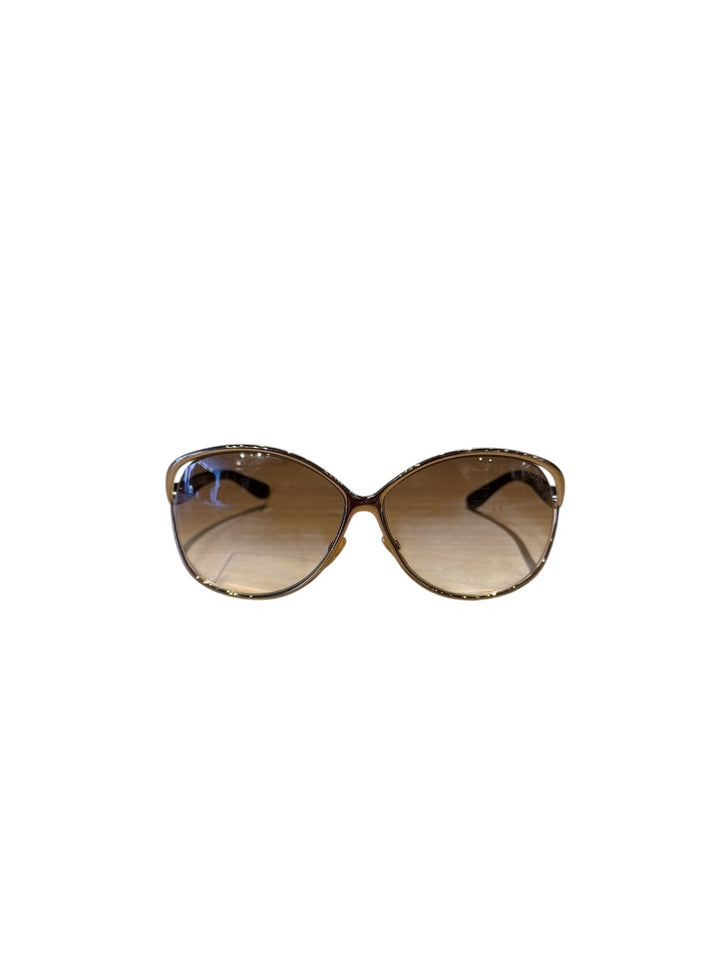 Brun et Or TOM FORD Lunettes de Soleil, WITH CASE
