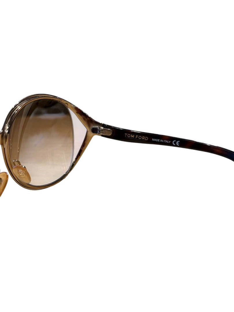 Brun et Or TOM FORD Lunettes de Soleil, WITH CASE