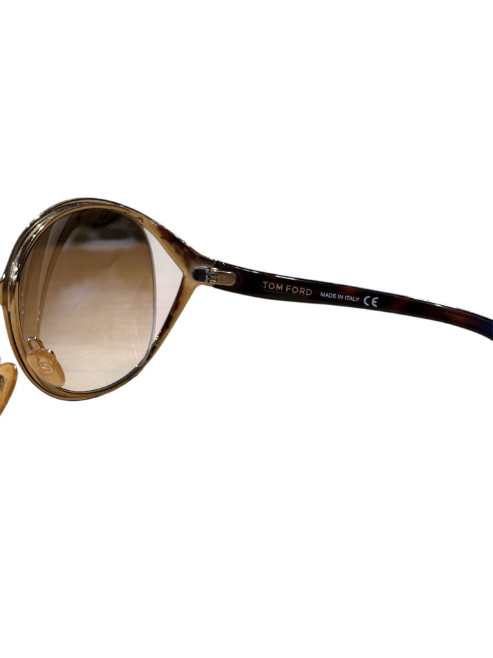 Brun et Or TOM FORD Lunettes de Soleil, WITH CASE