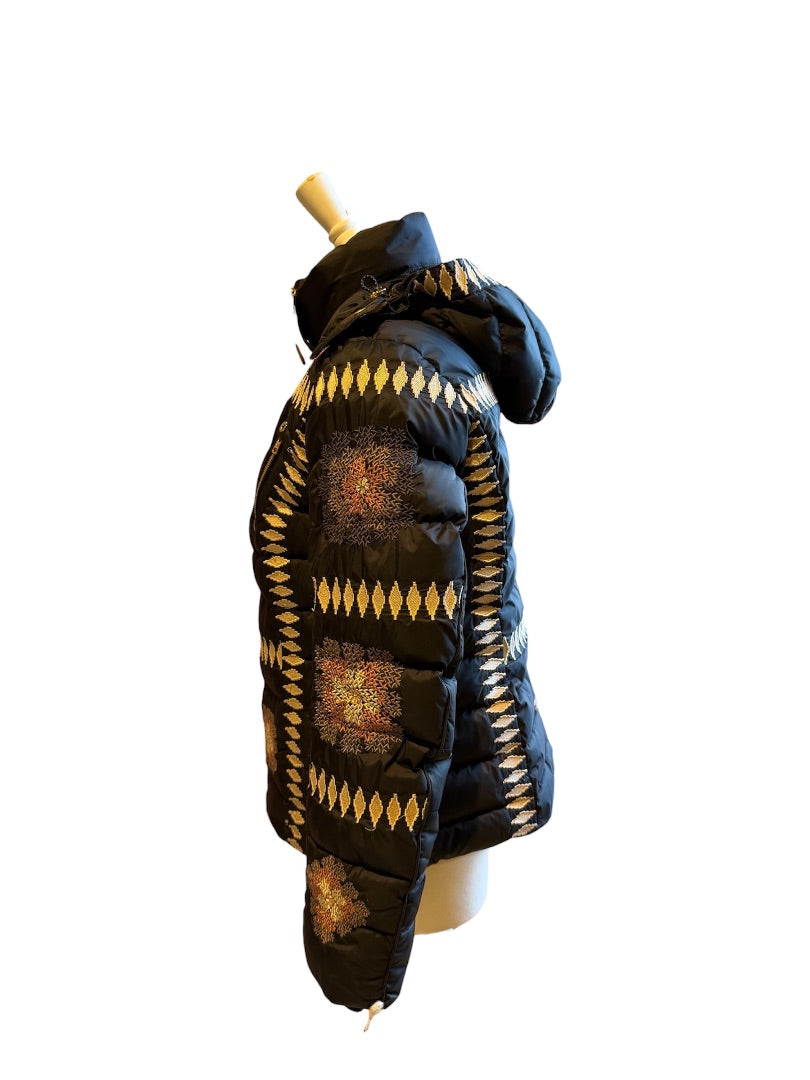 Noir et Multi BOGNER Manteau, Moyen