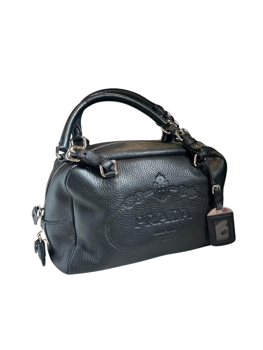 Noir et Argent PRADA Sacs, SATCHEL