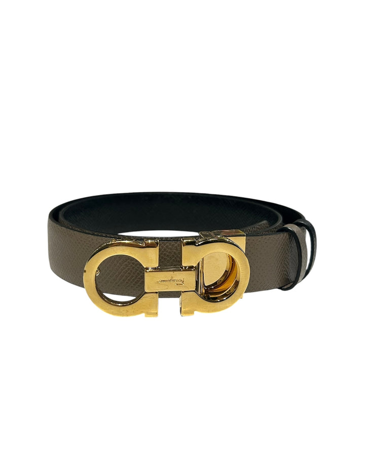 Taupe, noir et or SALVATORE FERRAGAMO Ceintures