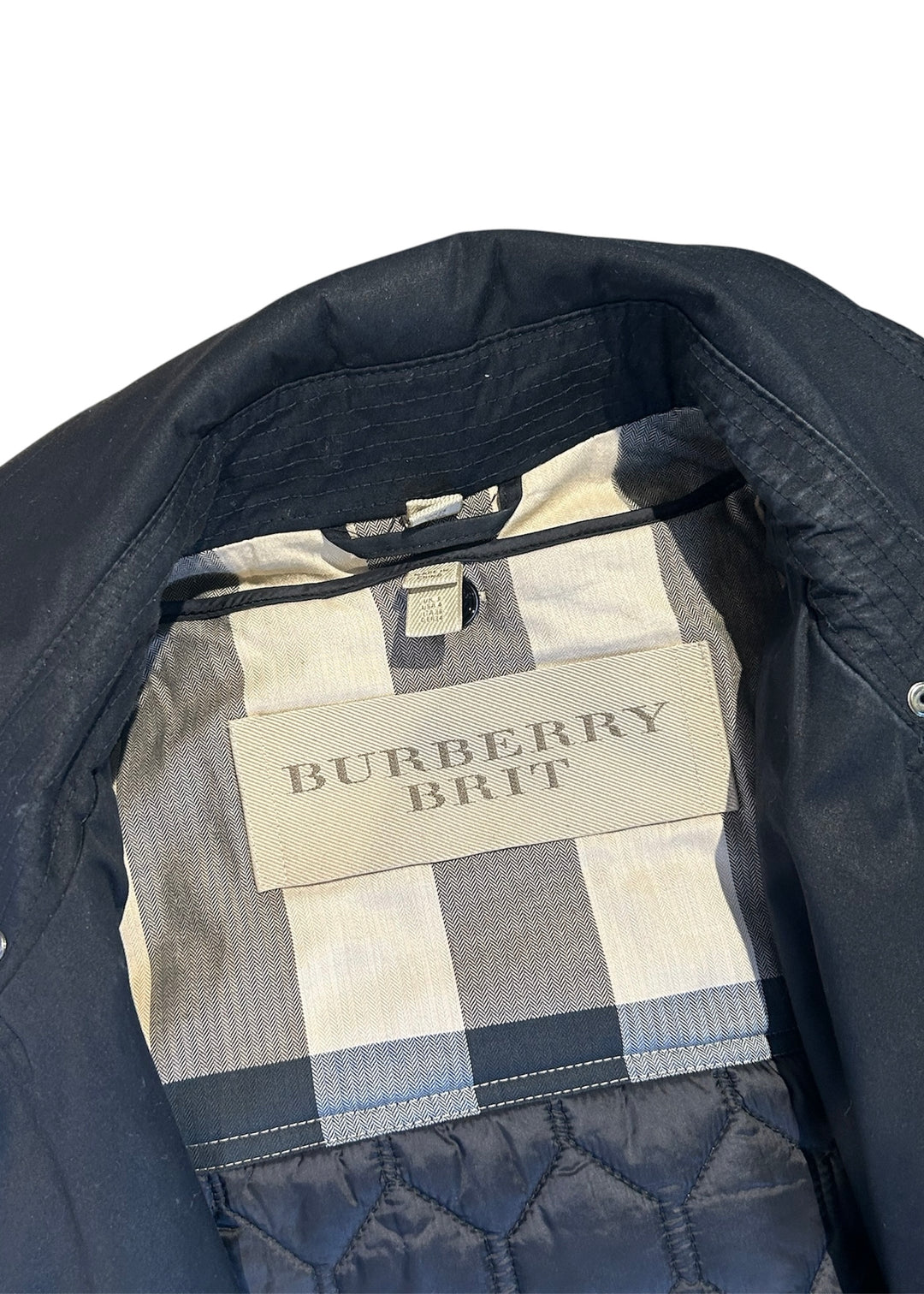 Noir / Novacheck BURBERRY BRIT Manteau, US 4