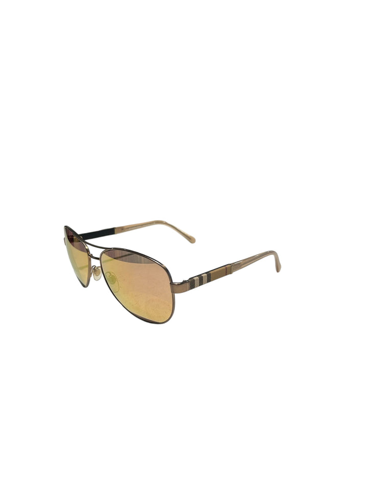 Brun et novacheck BURBERRY Lunettes de Soleil, WITH CASE